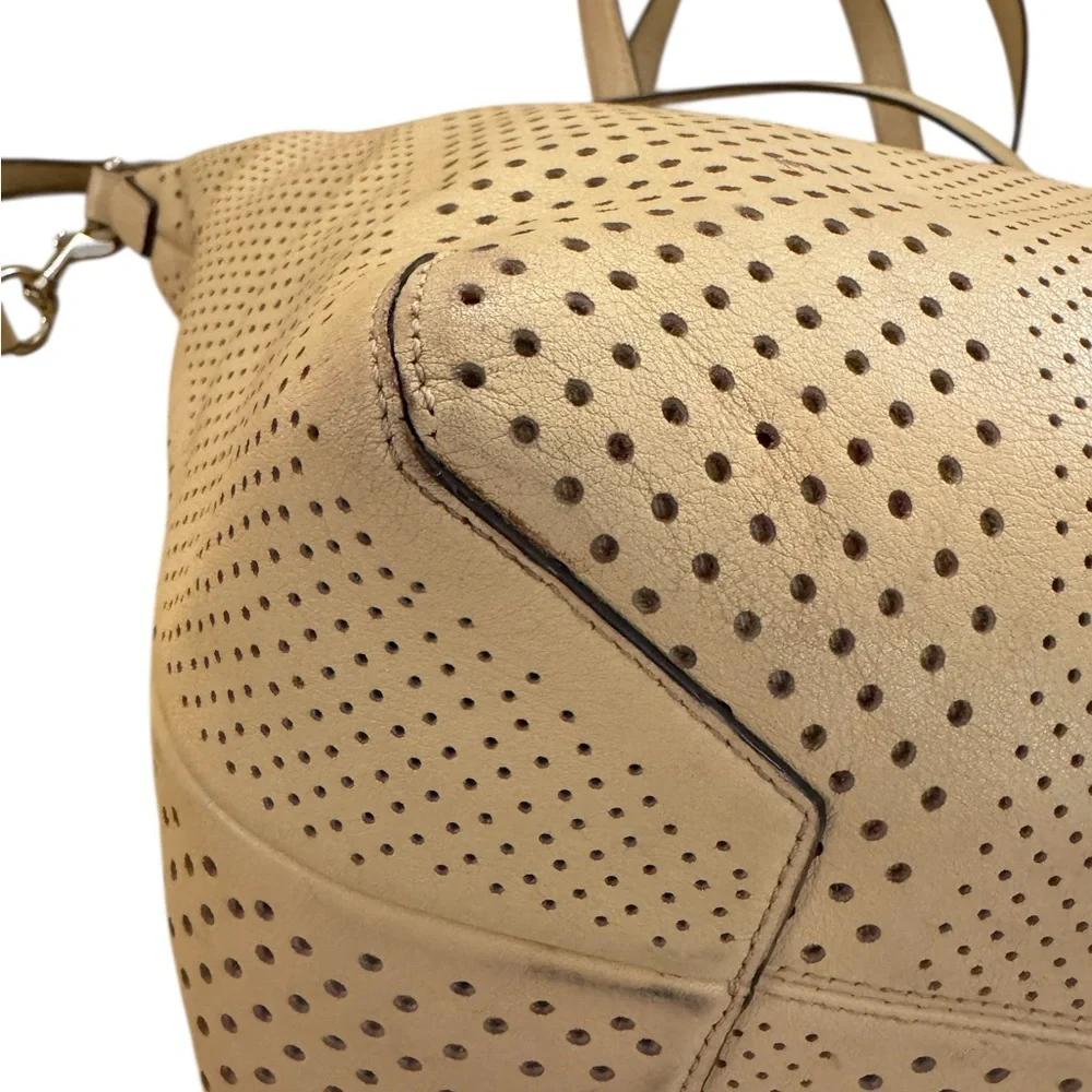 Coach Bleecker Cooper Perforated Leather Satchel 2013